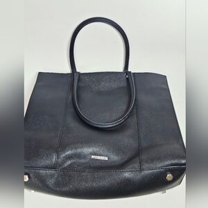 Rebecca Minkoff Black Tote Bag Top Handle
